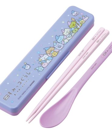 Skater 18cm Antibacterial Chopsticks and Spoon Set Sumikko Gurashi 2 Made in Japan