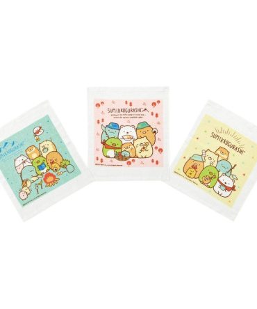 Skater Sumikko Gurashi Camping Hand Towel 3-Pack – Oac1T Model