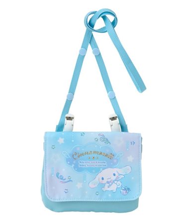 Sanrio Cinnamoroll Polyester Shoulder Pouch for Kids 14x1x12cm Name Space Inside