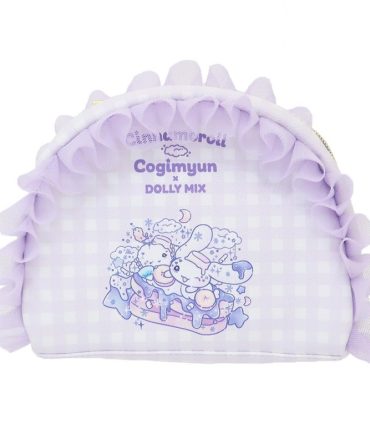 Watanabe Cinnamoroll Kogimyun Dolly Mix Frill Round Purple Pouch