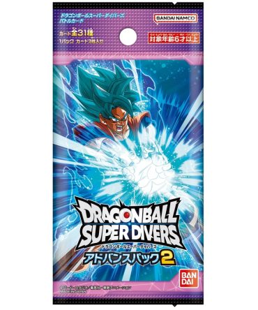 Bandai Dragon Ball Super Divers Advanced Pack 2 (Box with 20 Packs)