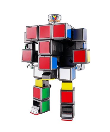 Bandai Chogokin Rubiks Cube 145mm ABS Diecast Painted Movable Figure