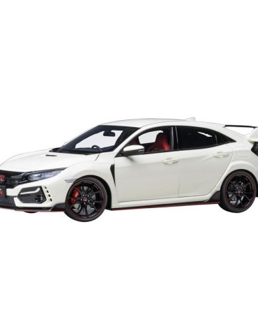 Autoart 1/18 Honda Civic Type R 2021 Championship White Diecast Model