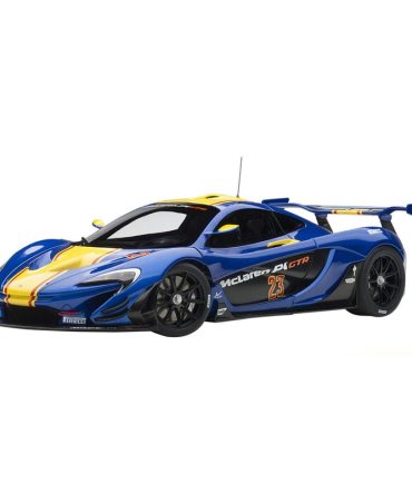 Autoart 1/18 McLaren P1 GTR Diecast Model Car Blue Yellow