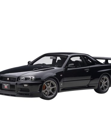 Autoart 1/18 Nissan Skyline GT-R R34 V-Spec II Black Pearl 77407 Model Car