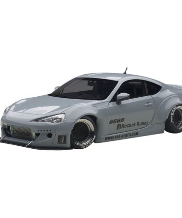 Autoart 1/18 Rocket Bunny 86 Concrete Gray with Black Wheels Finished Model