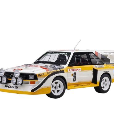 Autoart 1/18 Audi Sport Quattro S1 WRC 1986 Mikkola Hertz Monte Carlo Rally Model