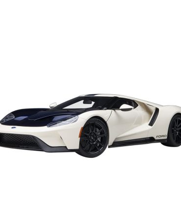Autoart 1/18 Ford GT 1964 Prototype Heritage Edition White Dark Blue