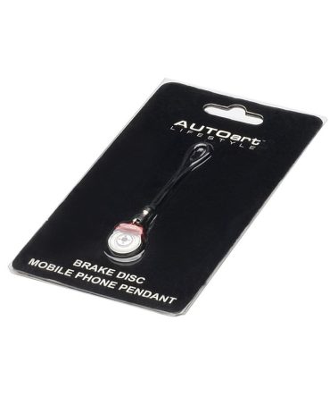 Autoart Brake Disc Mobile Phone Pendant with Red Caliper – Finished Product