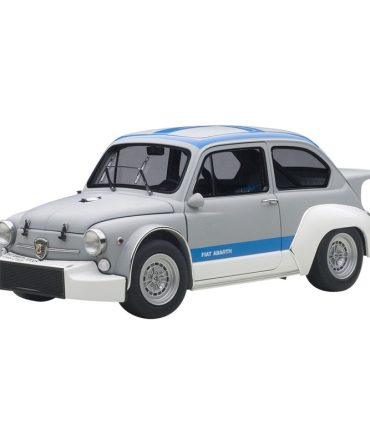 Autoart Fiat Abarth 1000 TCR 1/18 Scale Model Gray with Blue Stripes