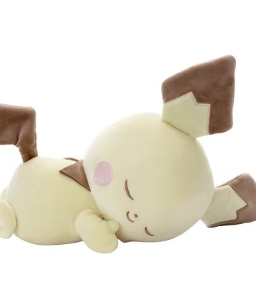 Takaratomy Arts Pichu Plush Toy Good Night Version 35cm Pokemon Collectible