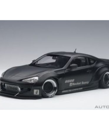 Autoart Rocket Bunny Toyota 86 Black 1:18 Diecast Model With Wheels