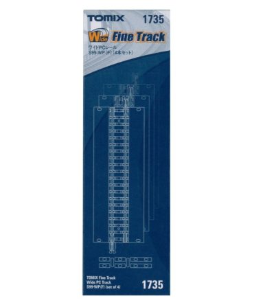 Tomytec Tomix N Gauge Wide Pc Rail S99-Wp F Set of 4 – Model Railway Supplies