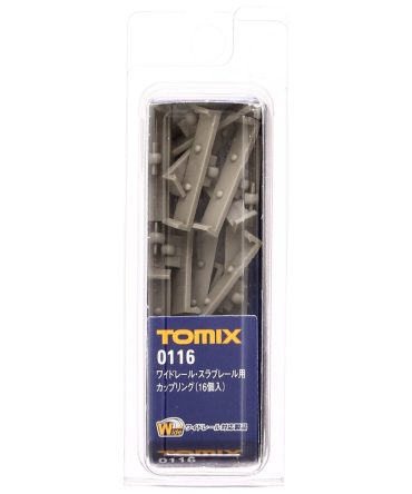 Tomytec Tomix N Gauge Wide Slab Rail Coupling – 16 Pieces Railway Model