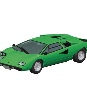 Aoshima 1/32 Snap Kit Lamborghini Countach LP400 Green Model – Qingdao Cultural