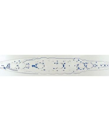 Aoshima 1/700 Japanese Navy Battleship Deck Sheet