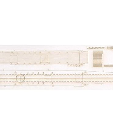 Aoshima 1/700 Waterline Aircraft Carrier Soryu Deck Sheet