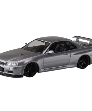 Aoshima Pre-Colored Nissan R34 Skyline Plastic Model
