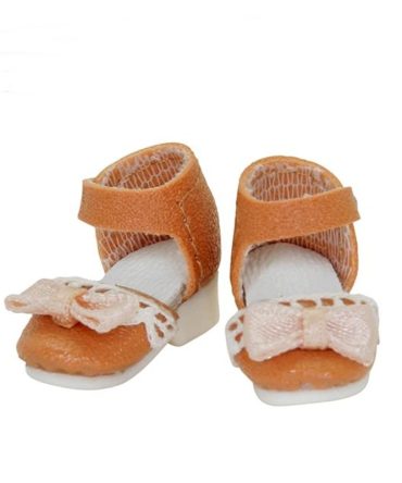 Azone Picco Neemo 1/12 Beige Ankle Strap Shoes Doll Accessory