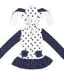 Azone 1/6 Pure Neemo Ribbon Striped Panties Set for Dolls in 3 Colors