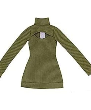 Azone 1/3 Scale Azo2 Khaki Turtleneck One-Piece Doll Dress Accessory