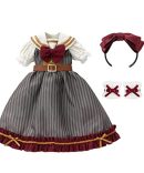 Azone 1/6 Pure Neemo Ribbon Striped Panties Set for Dolls in 3 Colors