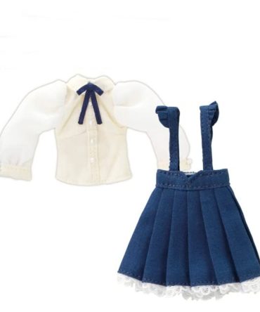 Azone Picco Neemo Wear 1/12 Sheer Jumper Skirt Set Navy Ivory Doll Accessory