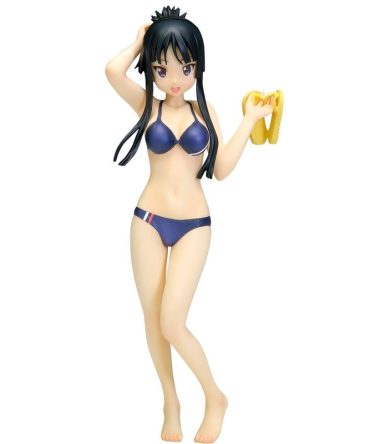 Wave Beach Queens 1/10 Akiyama Mio Swimsuit Figure Collectible