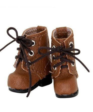 Azone Picco Neemo 1/12 Laced Up Brown Boots Doll Accessory