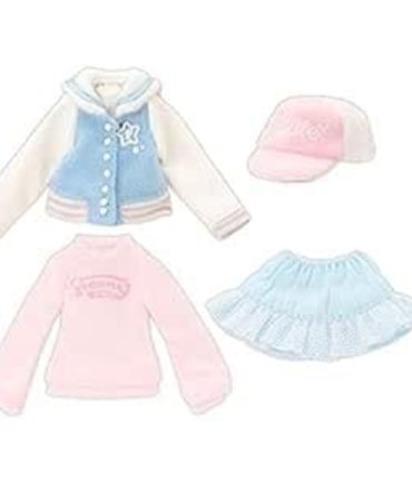 Azone Picco Neemo Wear 1/12 Sailor Jacket & Pastel Set in Blue Pink