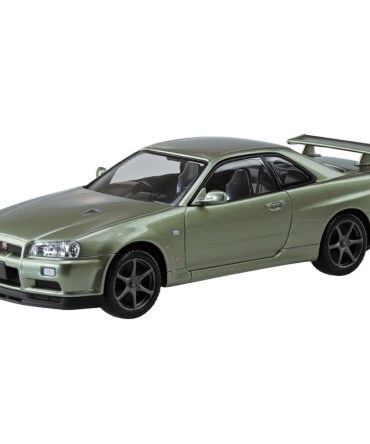 Aoshima 1/32 Nissan R34 Skyline GT-R Pre-Colored Model Kit