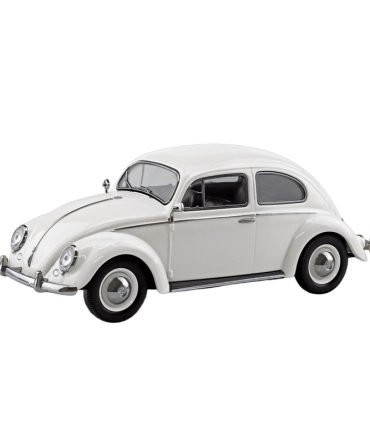 Aoshima 1/32 Rakupla Snap Kit VW Beetle Pearl White Pre-Colored Model