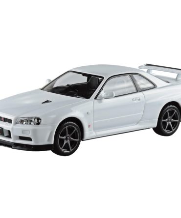 Aoshima 1/32 Snap Kit No.12 Nissan R34 Skyline GT-R White Model Car Kit