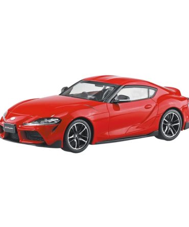 Aoshima 1/32 Toyota GR Supra 2019 Red Pre-Colored Model Kit