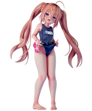 B’ Full Fots Japan  Original Ruri-Chan 1/5 Scale Figure Sukumizu Kyu Edition