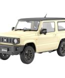 Aoshima Rakupla Snap Kit 05 Subaru Sambar Truck Model Frost White