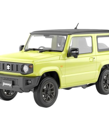 Aoshima Rakupla Snap Car 03 Ky JB64 Jimny 2018 Kinetic Yellow Model Kit