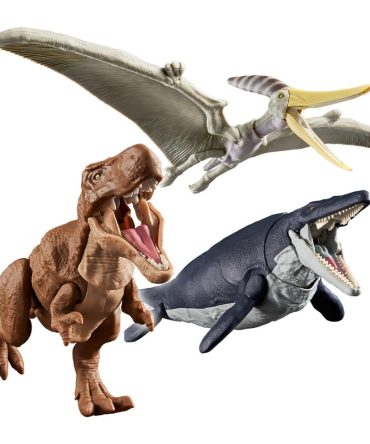 Bandai Plannosaurus Dinosaur Set: Land Sea and Air Adventure Pack