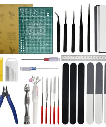 Wmycongcong 31-Piece Plastic Model Tools Set for Beginners and Hobbyists