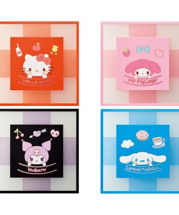 Bandai Sanrio Characters Clear Square Coaster – Durable & Stylish Design