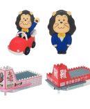 Toys Spirits Onabe Mascot 6 Collectible Miniature Figure Set