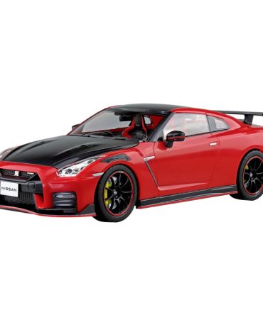 Aoshima Rakupla Snap Car 02-Vr R35 Nissan GT-R Nismo 2022 Vibrant Red Model