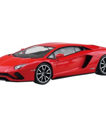 Aoshima Rakupla Snap Kit 07 Lamborghini Aventador S Pearl Red Model Kit