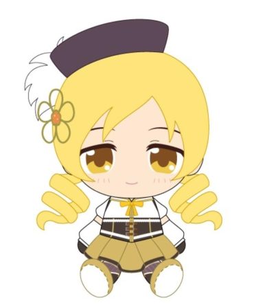 Bandai Namco Chibi Plush Tomoe Mami – Puella Magi Madoka Magica Movie Edition