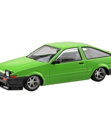 Aoshima Rakupla Snap Kit Toyota Sprinter Trueno Custom Green Model Car