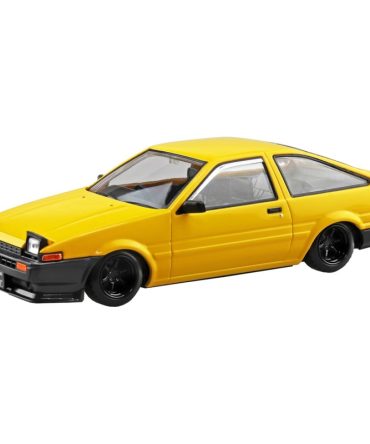 Aoshima Rakupla Snap Kit Toyota Sprinter Trueno Custom Yellow Model Car