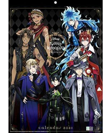 Ensky Disney Twisted-wonderland 2021 Calendar Wall-mounted B3 Anime