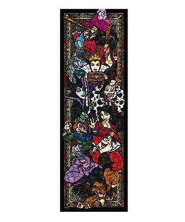 456 Pieces Jigsaw Puzzle Stained Art Disney Villains Stained Tight Series