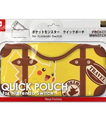Keys Factory Cqp0081 Quick Pouch For Nintendo Switch Pikachu Pokemon Series New