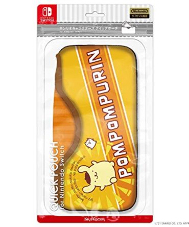 Keys Factory Cqp0102 Quick Pouch For Nintendo Switch Pompompurin Sanrio Characters Series New